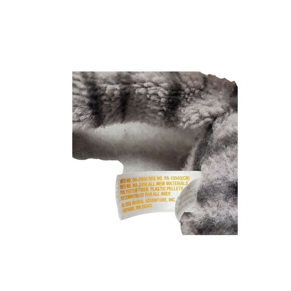 Circo Target Tabby Kitty Cat Gray Striped 7" Sitting Kitten Lovey Plush Toy 2012 - Picture 8 of 10